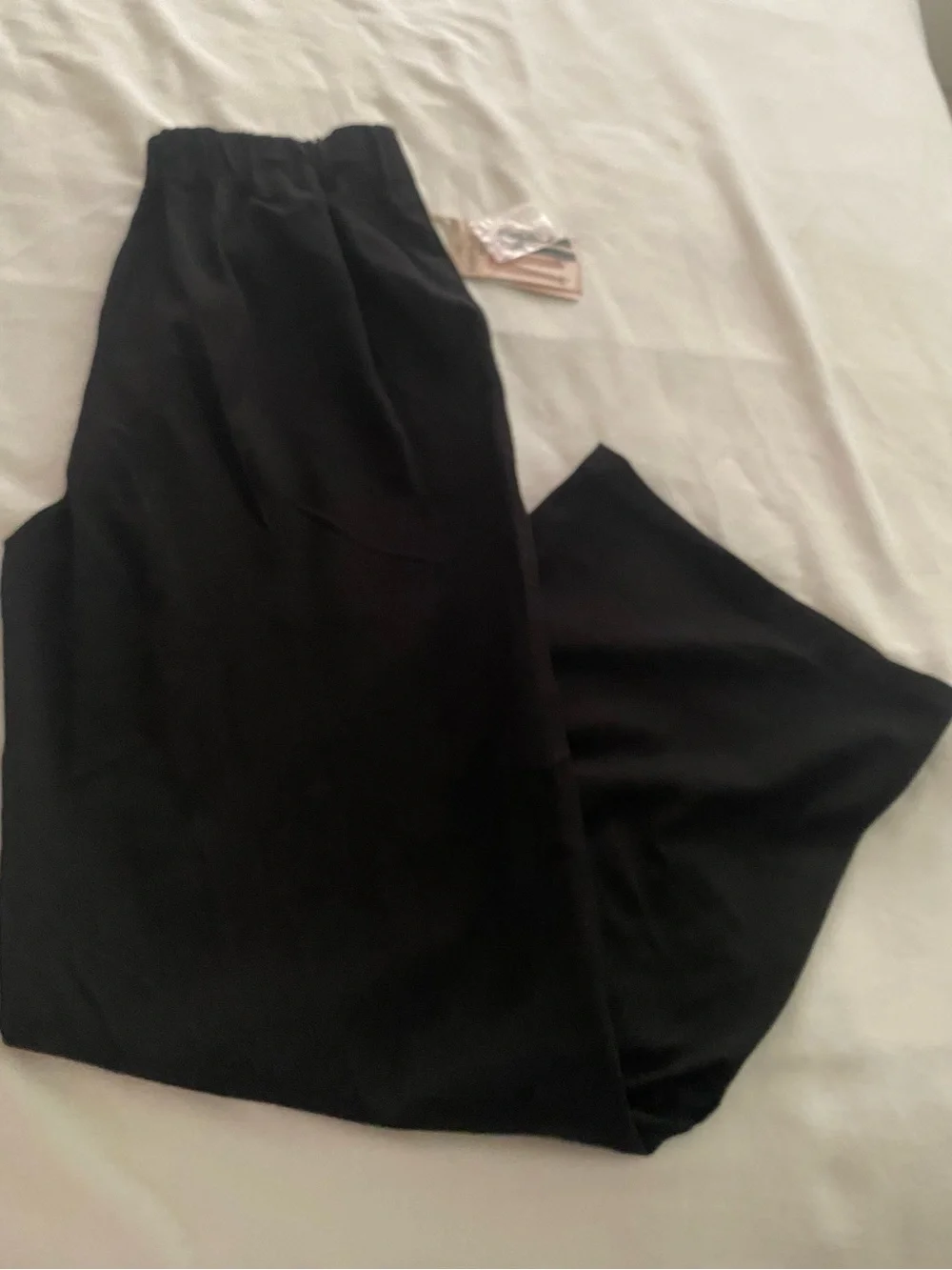Wide Leg Women's Pants in Black